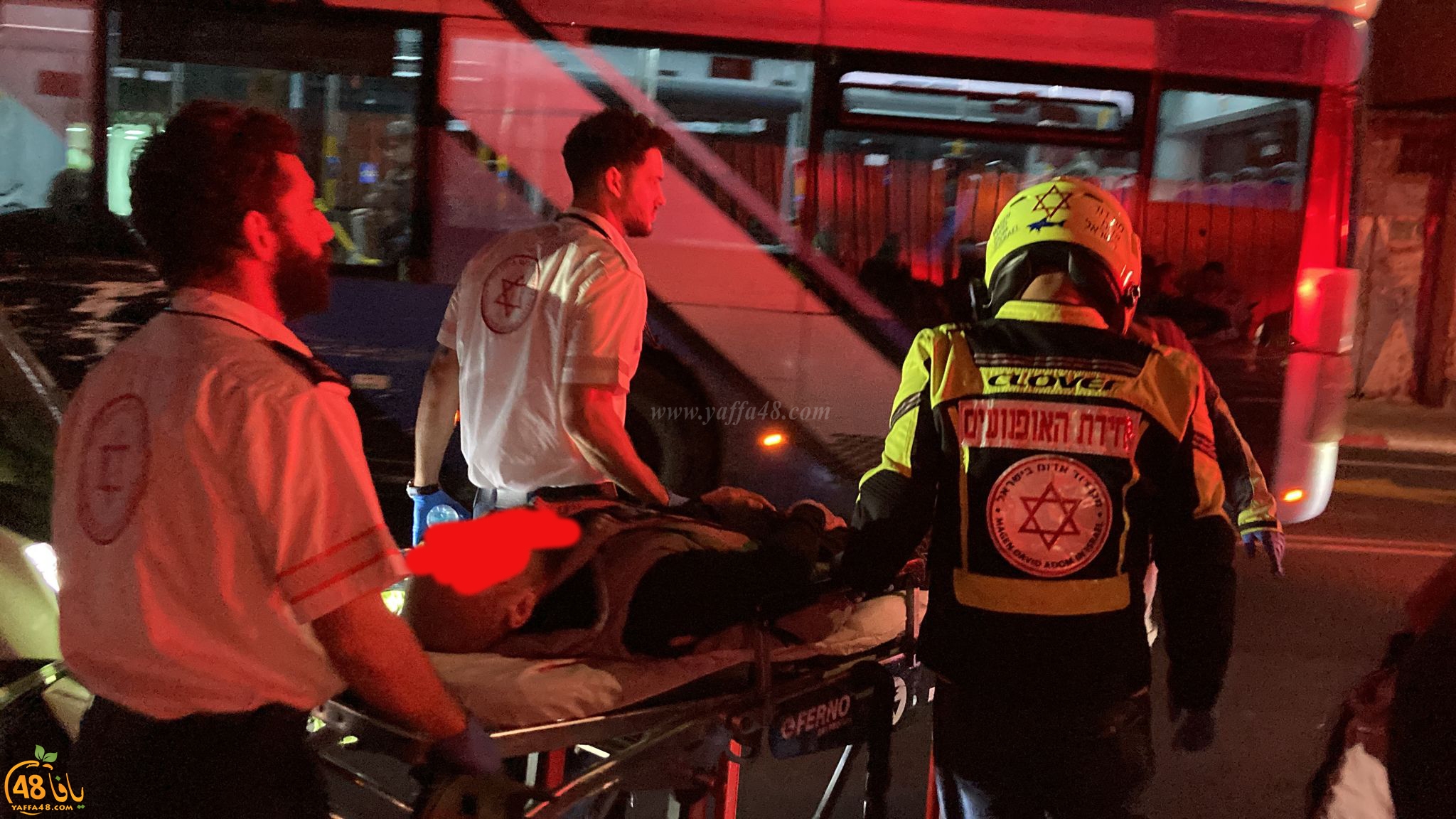  يافا: ثلاثة اصابات بحادث دراجات في شارع ييفت 